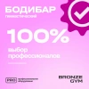 Палка гимнастическая профессиональная BRONZE GYM БОДИБАР, 1 кг