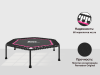 Батут спортивный UNIX Line FITNESS Lite Pink (125 см)