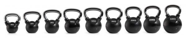 Гиря с резиновым покрытием 4 кг (модель: К-6) VictoryFit VF-KRU040