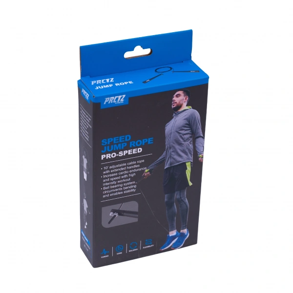 Скакалка скоростная PRCTZ SPEED JUMP ROPE PRO-SPEED, 300 см.