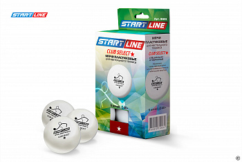 Мячи Start line Club Select 1* New (6 шт, бел.)