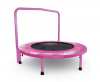 Батут с поручнем DFC JUMPFIT 36'' розовый
