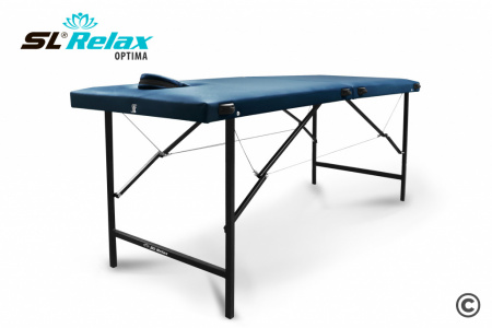 Массажный стол Relax optima синяя кожа