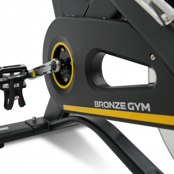 Спин-байк с консолью профессиональный BRONZE GYM PROSPIN
