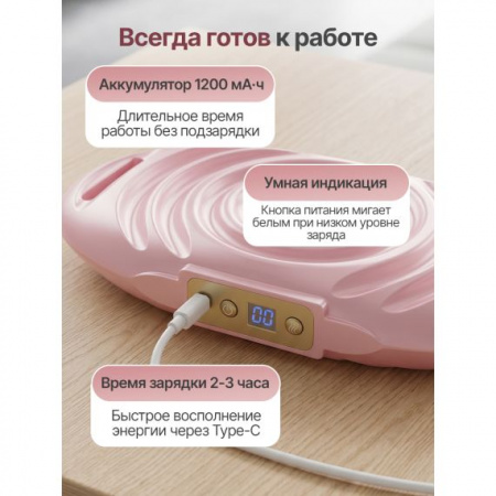                 Вибромассажер для шеи, спины и плеч с функцией нагрева DFC VM-SQ-D1P