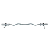 Гриф олимпийский Smith BC111 50 мм, химтравленый слабоизогнутый, 120 см,с упорным подшипником, резиновыми стопорами и пружинными замками