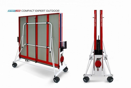 Теннисный стол всепогодный складной "Compact Expert Outdoor" (274 х 153 х 76 см)