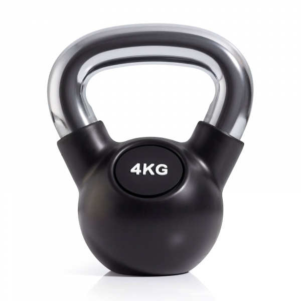 Гиря с резиновым покрытием 4 кг (модель: К-6) VictoryFit VF-KRU040