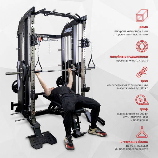 Многофункциональный силовой комплекс Protrain GT9