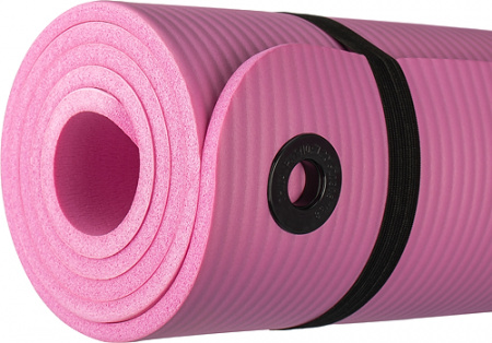 Коврик для йоги и фитнеса Sundays Fitness IR97506 (180x60x1см, розовый)