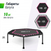Батут спортивный UNIX Line Фитнес / Fitness Lite (125 см) розовый