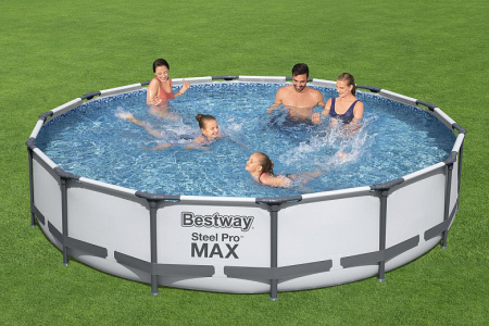 Каркасный бассейн Bestway Steel Pro Max 56595 (427x84, с фильтр-насосом)