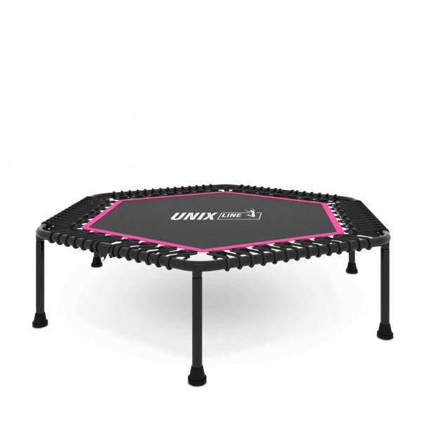 Батут спортивный UNIX Line Фитнес / Fitness Lite (125 см) розовый