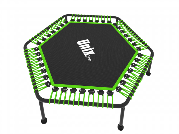 Батут спортивный UNIX Line FITNESS Lite Green (125 см)