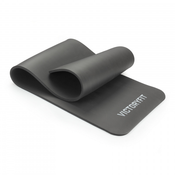 Коврик для йоги и фитнеса 1,5 см VictoryFit VF-YM150_black