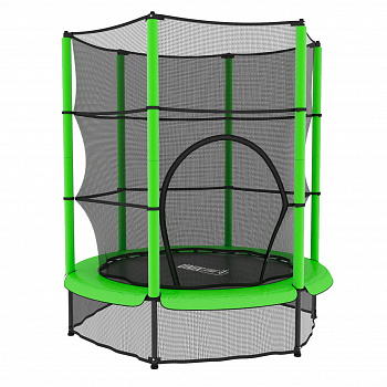Батут UNIX Line для детей Kids 4.6 ft (140 см) зеленый
