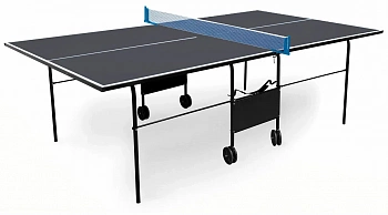 Теннисный стол всепогодный "Standard Pro Outdoor" (коричневый) с сеткой