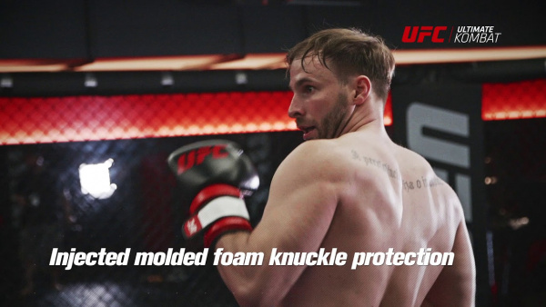 UFC Перчатки MMA для работы на снарядах серые - 18 Oz