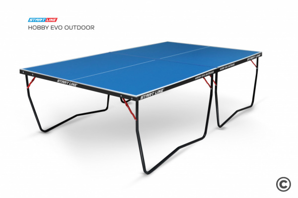 Стол теннисный Hobby EVO 4 Всепогодный Синий