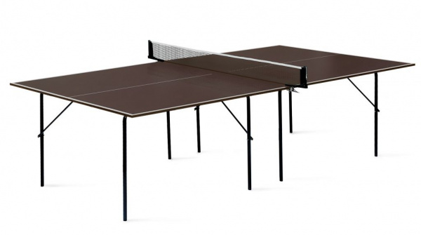 Теннисный стол влагостойкий "Start Line Hobby-2 Outdoor" (273 х 150 х 76 см), коричневый