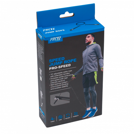 Скакалка скоростная PRCTZ SPEED JUMP ROPE PRO-SPEED, 300 см.