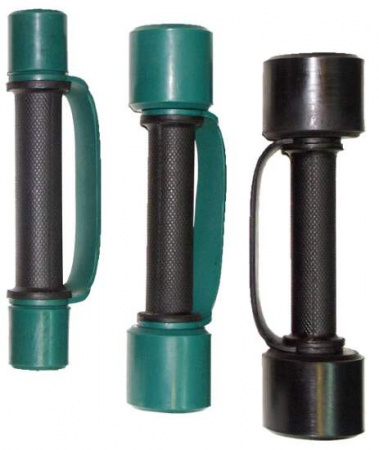 Гантель обрезиненная черная 5 кг MB BARBELL (MB-FitB-5)