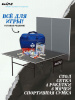 Теннисный стол всепогодный WIPS Roller Outdoor Composite 6 мм графитовый + набор Pack Quattro