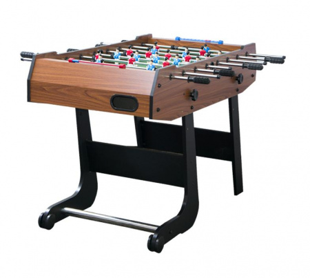 Игровой стол - футбол складной "Maccabi Mini" (121 x 61 x 81 см, орех)
