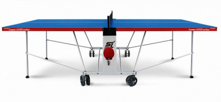 Теннисный стол всепогодный складной "Compact Expert Outdoor" (274 х 153 х 76 см)