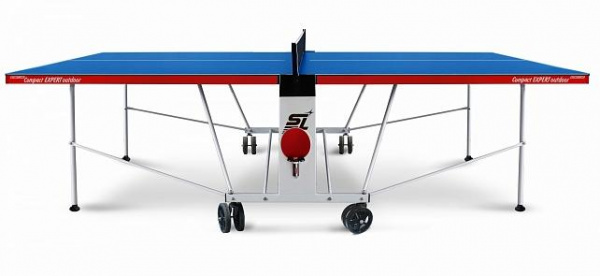 Теннисный стол всепогодный складной "Compact Expert Outdoor" (274 х 153 х 76 см)