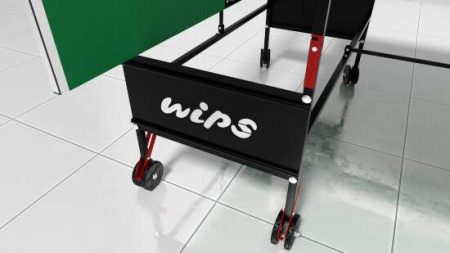 Теннисный стол всепогодный WIPS Roller Outdoor Composite 6 мм зелёный с сеткой