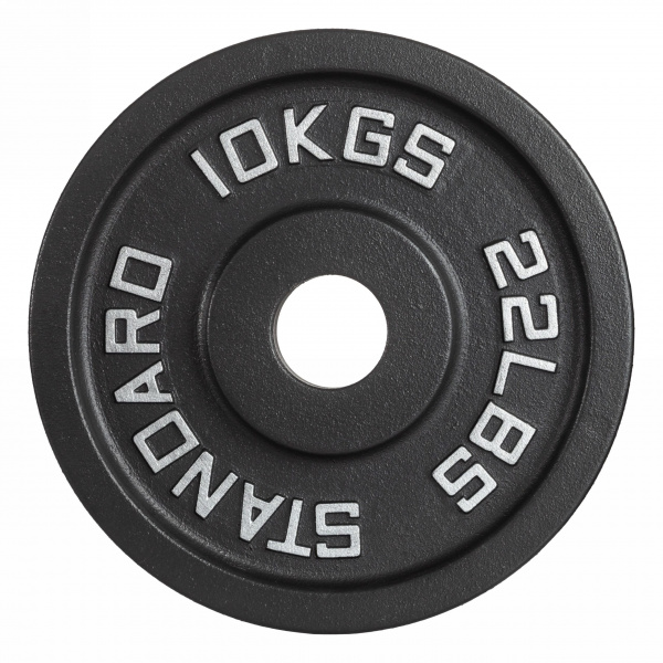 Диск 51 мм. чугунный окрашенный 10 кг, VictoryFit VF-SC511000
