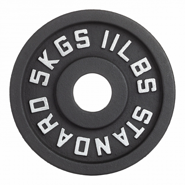 Диск 51 мм. чугунный окрашенный 5 кг, VictoryFit VF-SC510500