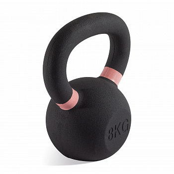 Гиря чугунная с цветным кольцом 8 кг (модель: К-3) VictoryFit VF-KCR080