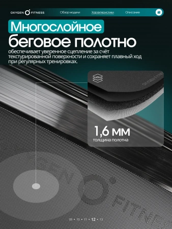 Беговая дорожка OXYGEN FITNESS COPPER