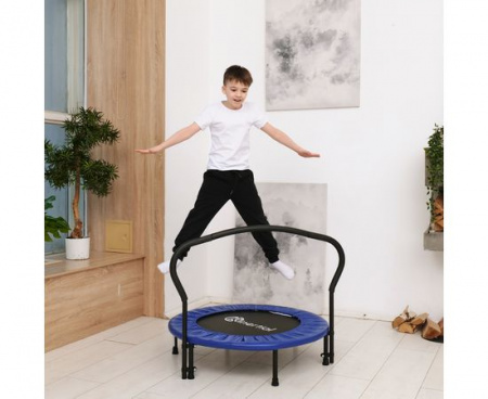 Батут с поручнем DFC JUMPFIT 36'' синий