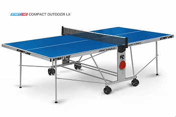 Стол теннисный Compact-2 LX Всепогодный Синий NEW