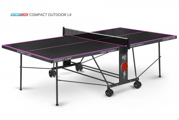Стол теннисный Compact-2 LX  Всепогодный 6 black