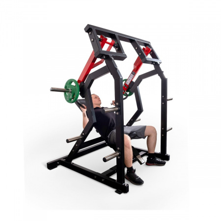 Плечевой жим на свободных весах Protrain PP121 (черно-красный)