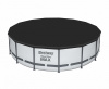 Каркасный бассейн Bestway Steel Pro Max (457x107, с фильтр-насосом, чехлом, диспенсером и лестницей)