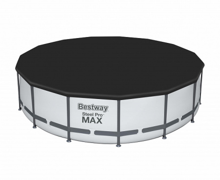 Каркасный бассейн Bestway Steel Pro Max (457x107, с фильтр-насосом, чехлом, диспенсером и лестницей)