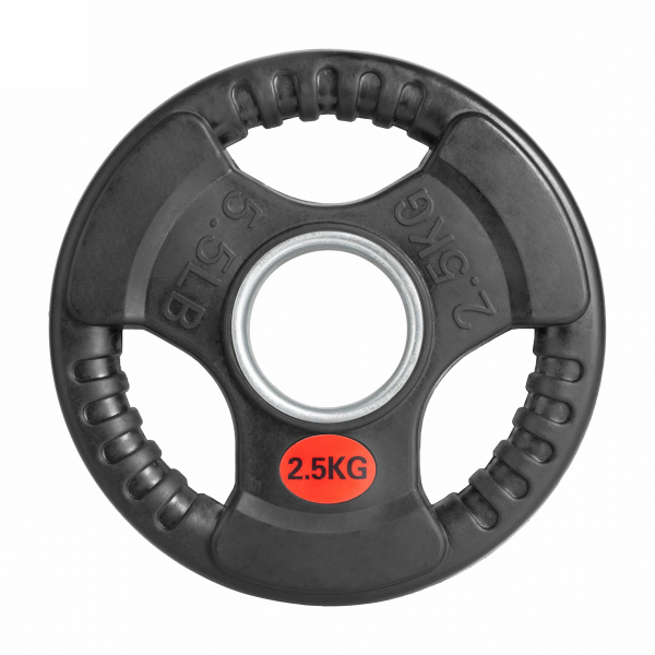 Диск 51 мм. обрезиненный с 3-мя хватами 2,5 кг, VictoryFit VF-S510250