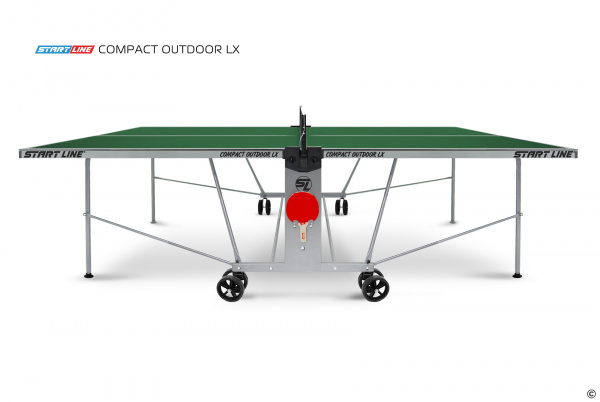 Стол теннисный Compact-2 LX Всепогодный Зелёный NEW