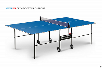 Стол теннисный Olympic Optima Всепогодный Синий