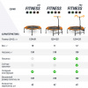 Батут спортивный UNIX Line Фитнес / Fitness Lite (125 см) оранжевый