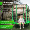 Батут UNIX Line для детей Kids 4.6 ft (140 см) зеленый