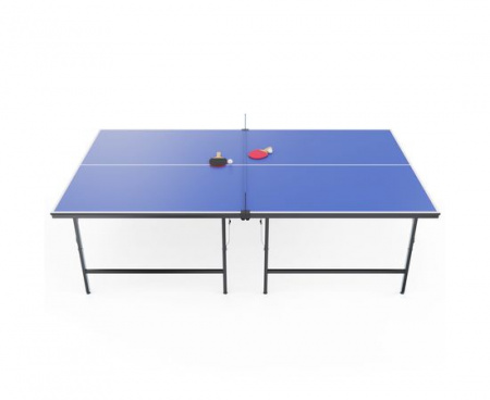 Теннисный стол DFC RQ24002, размер по стандарту ITTF 274 x 152, с сеткой и ракетками