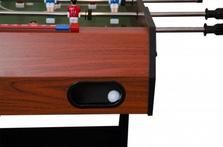 Игровой стол - футбол складной "Maccabi Mini" (121 x 61 x 81 см, махагон)