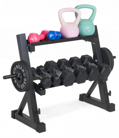 Стойка многофункциональная для гантелей и гирь VictoryFit VF-D4018