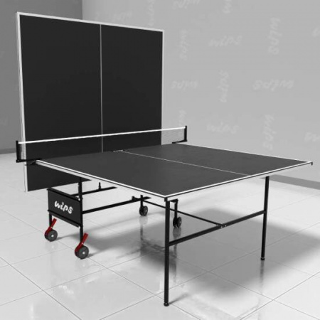 Теннисный стол всепогодный WIPS Roller Outdoor Composite 6 мм графитовый Pack Quattro